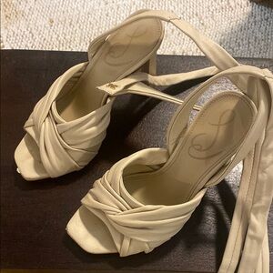 Elegant Beige Women's Heels